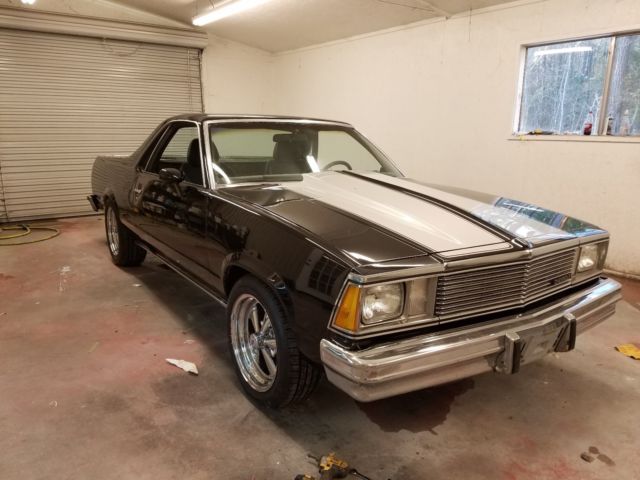 1980 black Chevrolet El Camino