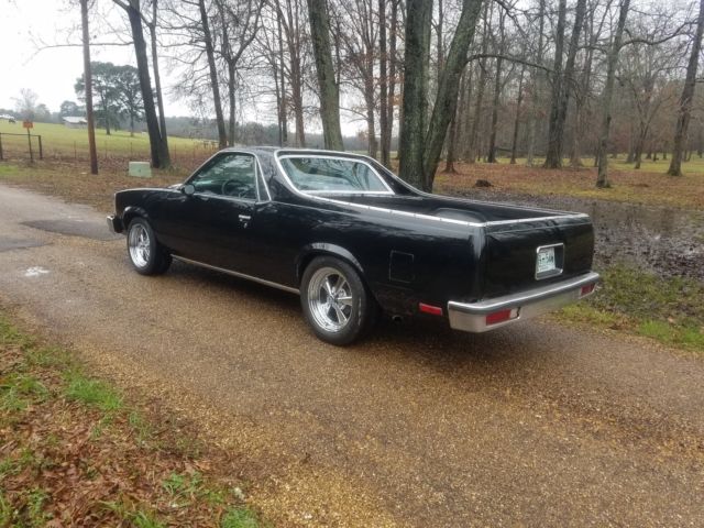 1980 black Chevrolet El Camino