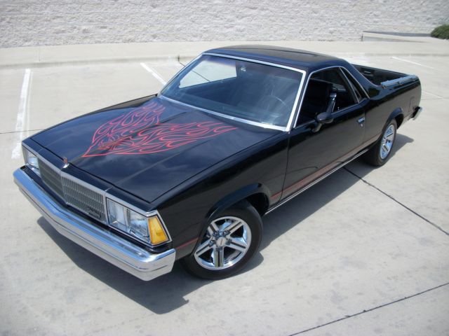 1980 Black Chevrolet El Camino