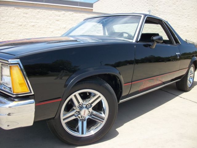 1980 Black Chevrolet El Camino