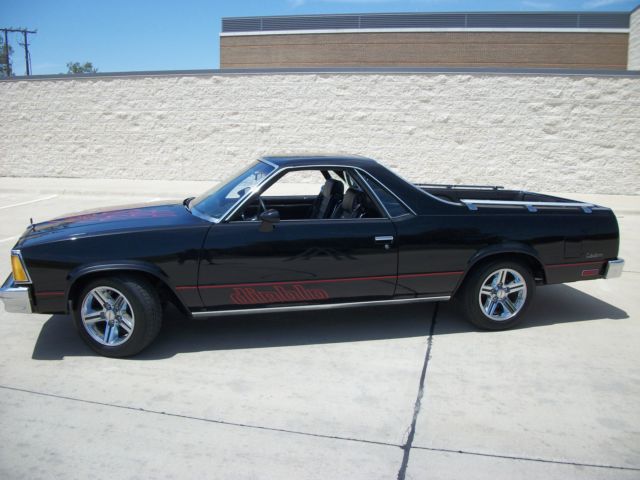 1980 Black Chevrolet El Camino