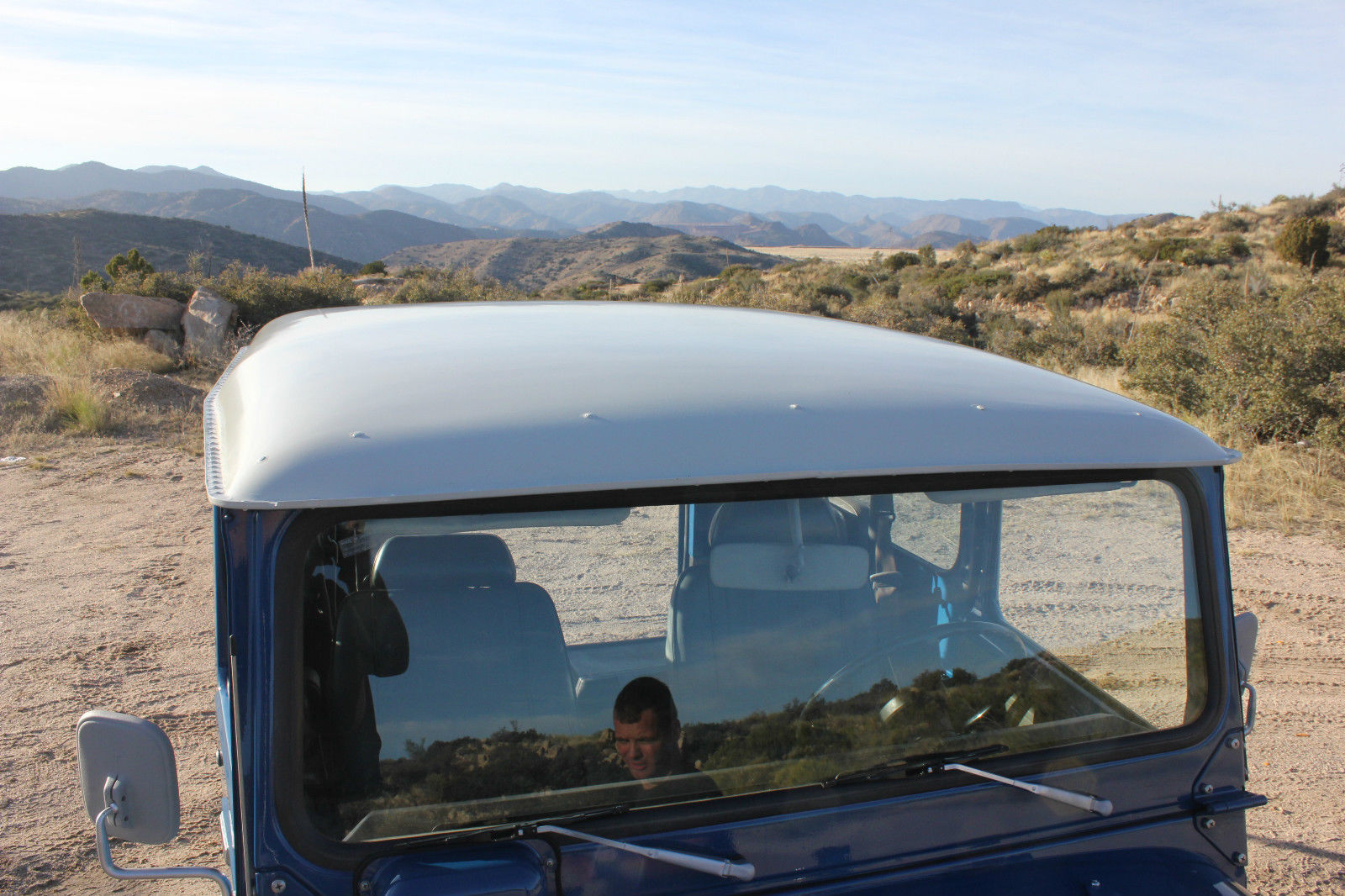 1980 Toyota medium blue Toyota Land Cruiser SUV