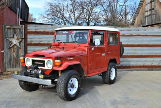 1980 Red Toyota Land Cruiser SUV