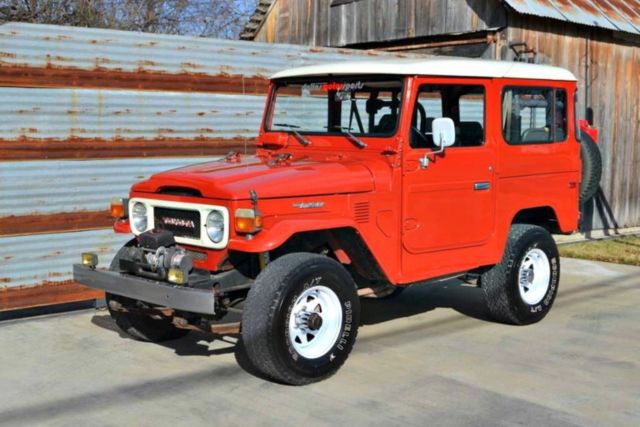 1980 Red Toyota Land Cruiser SUV
