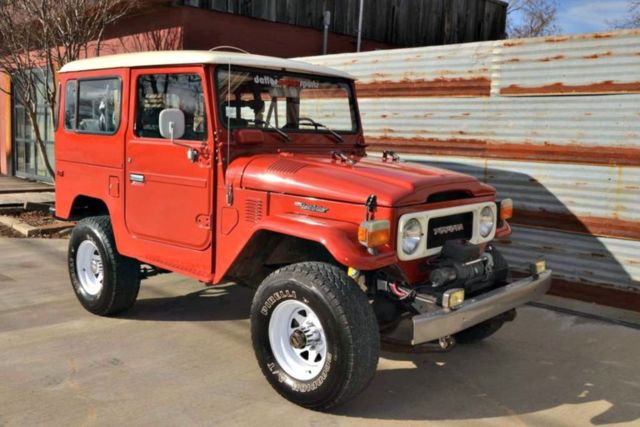 1980 Red Toyota Land Cruiser SUV