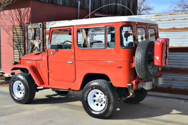 1980 Red Toyota Land Cruiser SUV