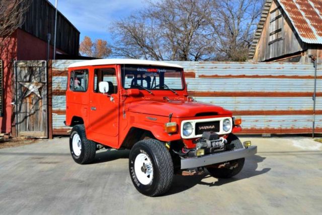 1980 Red Toyota Land Cruiser SUV