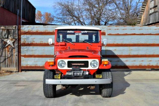 1980 Red Toyota Land Cruiser SUV
