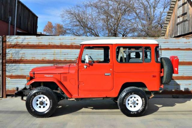 1980 Red Toyota Land Cruiser SUV