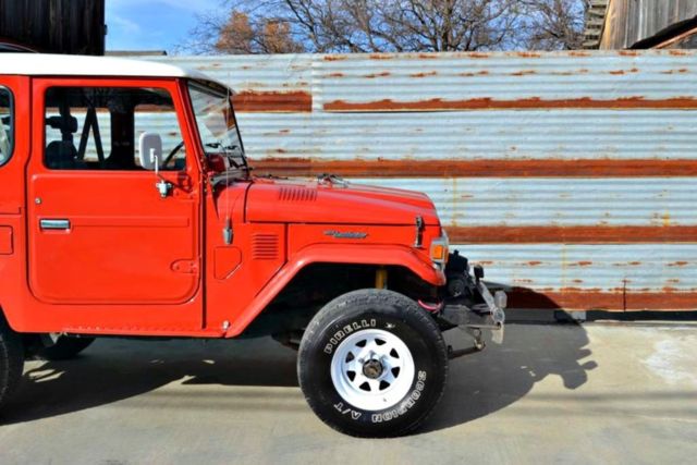 1980 Red Toyota Land Cruiser SUV