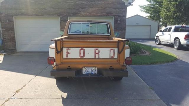 1980 Gold white Ford F-150 Step Side