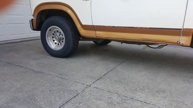 1980 Gold white Ford F-150 Step Side