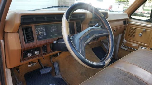 1980 Gold white Ford F-150 Step Side