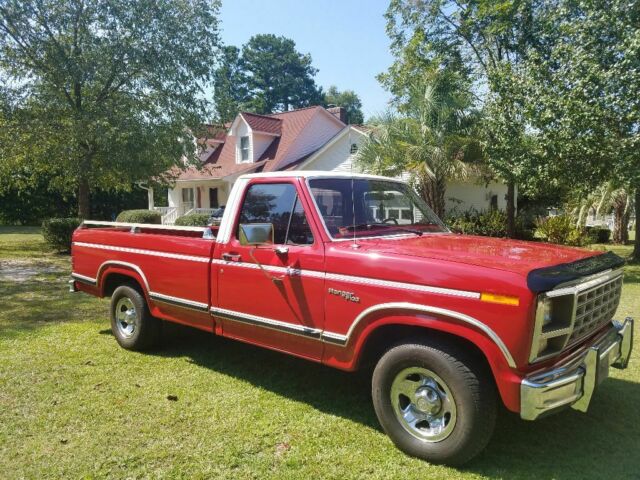 1980 Red Ford F-100 Crew Cab Pickup