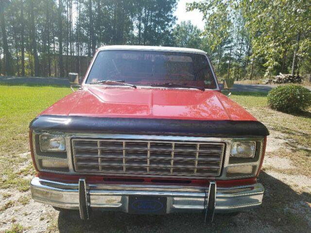 1980 Red Ford F-100 Crew Cab Pickup