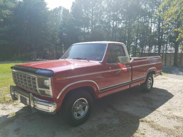 1980 Red Ford F-100 Crew Cab Pickup
