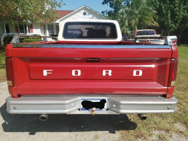 1980 Red Ford F-100 Crew Cab Pickup