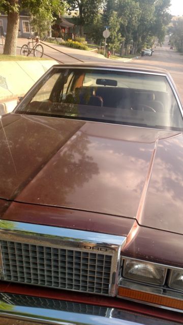 1980 Burgundy Ford Crown Victoria Sedan