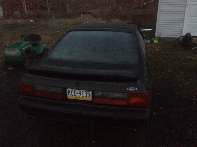 1980 Black Ford Mustang Coupe