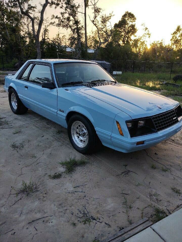 1980 Blue Ford Mustang Coupe