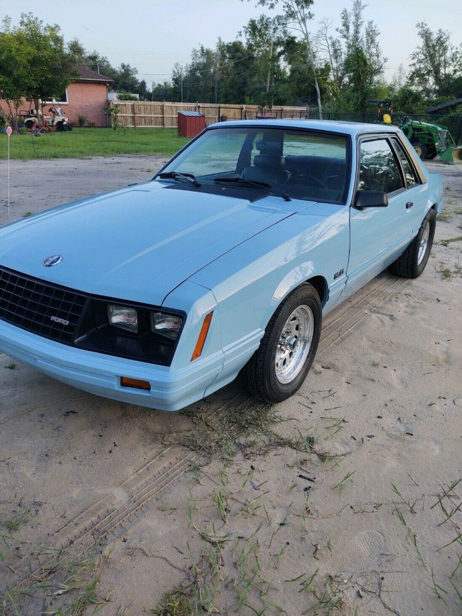 1980 Blue Ford Mustang Coupe