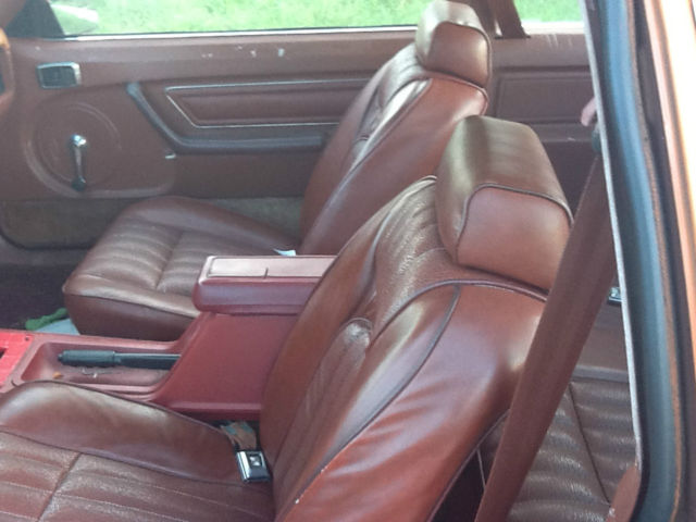 1980 Orange and Brown Ford Mustang Coupe