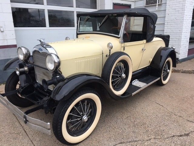 1980 Antique Cream Ford Shay Convertible