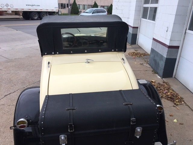 1980 Antique Cream Ford Shay Convertible