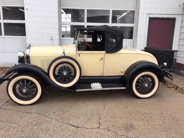 1980 Antique Cream Ford Shay Convertible