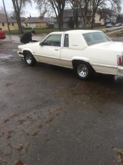 1980 White Ford Thunderbird Coupe