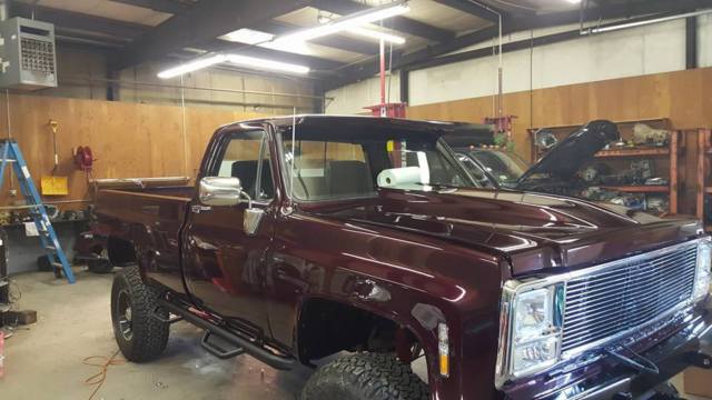 1980 BLACK CHERRY PEARL Chevrolet C/K Pickup 2500 8 FOOT BED