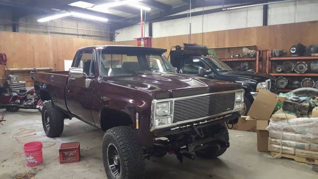 1980 BLACK CHERRY PEARL Chevrolet C/K Pickup 2500 8 FOOT BED