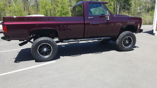 1980 BLACK CHERRY PEARL Chevrolet C/K Pickup 2500 8 FOOT BED