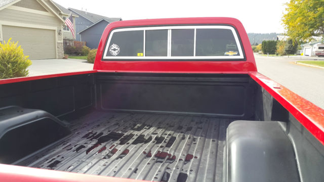 1980 RED/Orange GMC 4x4 CLassic Truck 1/2 Ton Rebuild 3/4  Chevy Standard Cab Pickup