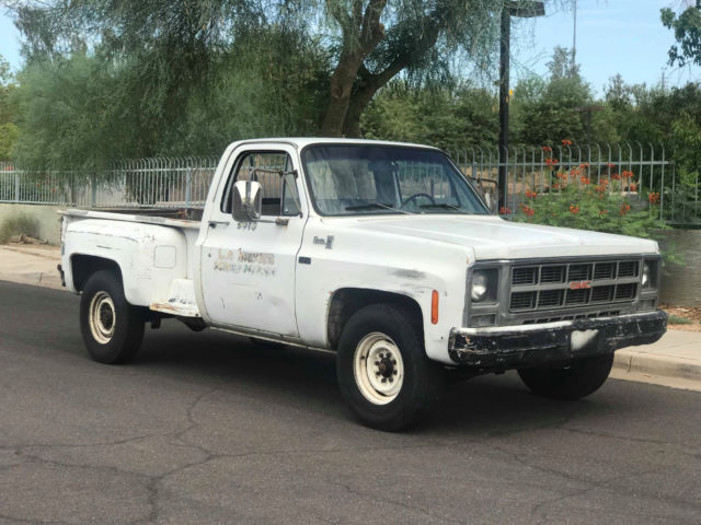 1980 White GMC Sierra