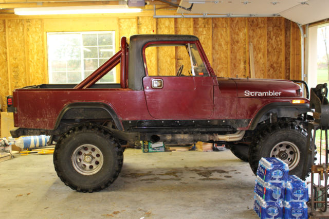 1981 Burgundy Jeep CJ