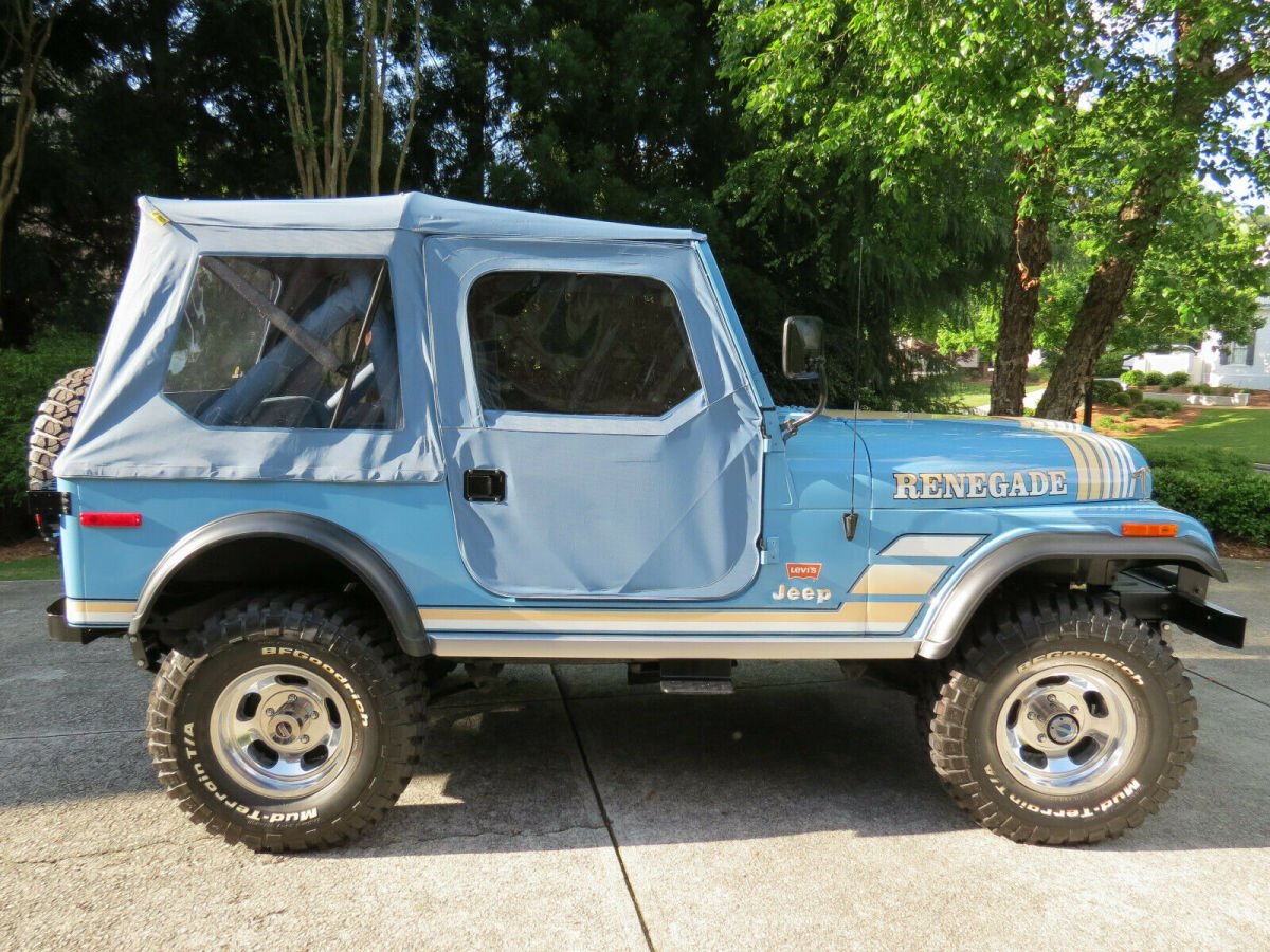 1980 Blue Jeep CJ