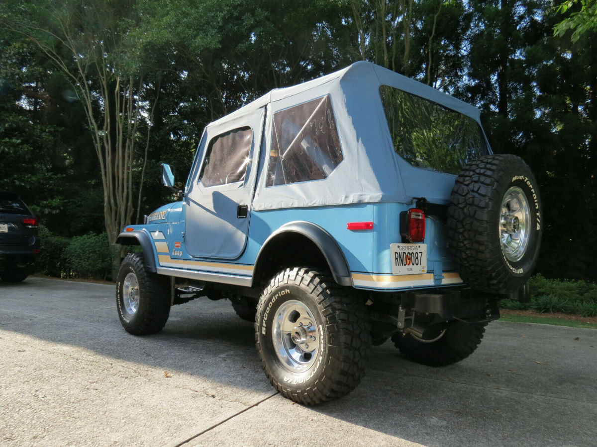 1980 Blue Jeep CJ