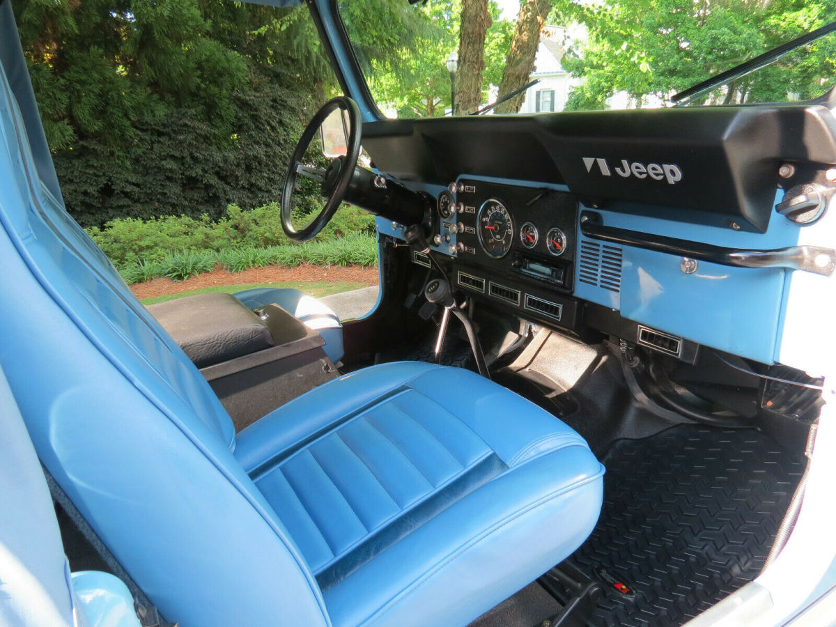 1980 Blue Jeep CJ