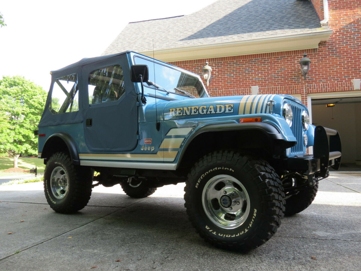 1980 Blue Jeep CJ