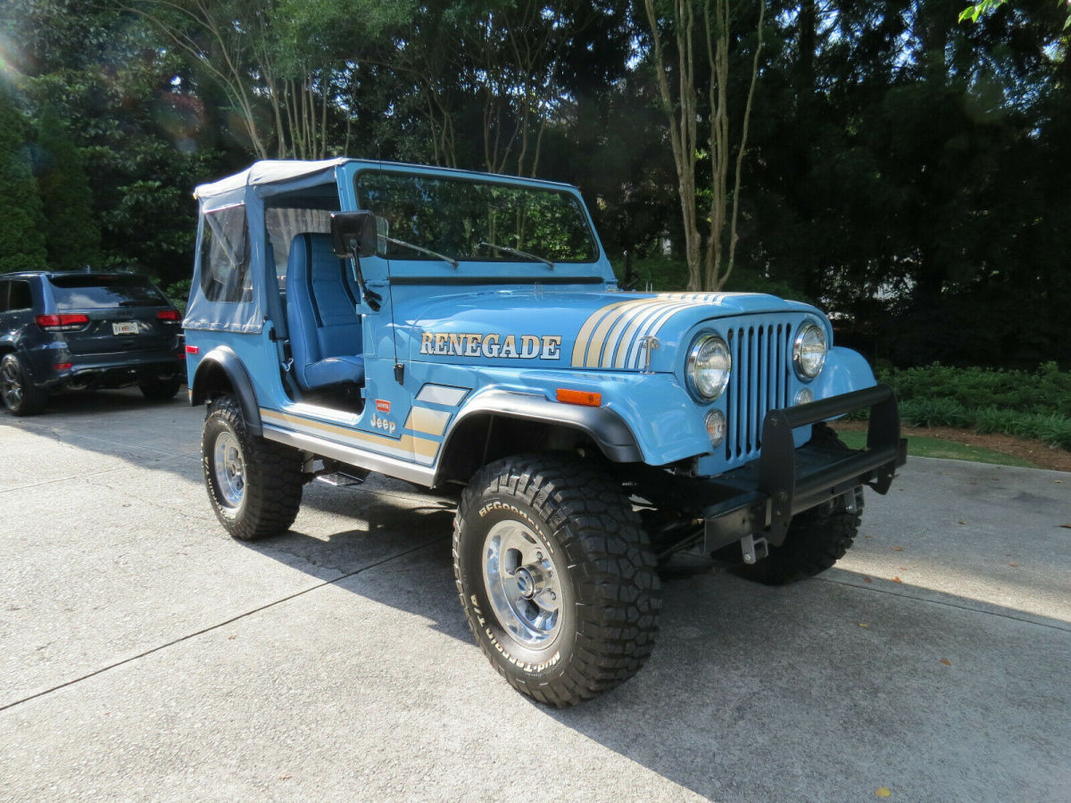 1980 Blue Jeep CJ