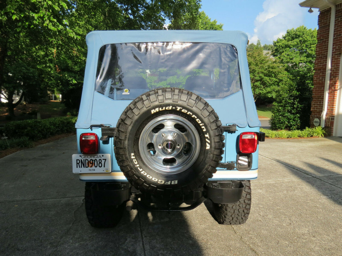 1980 Blue Jeep CJ