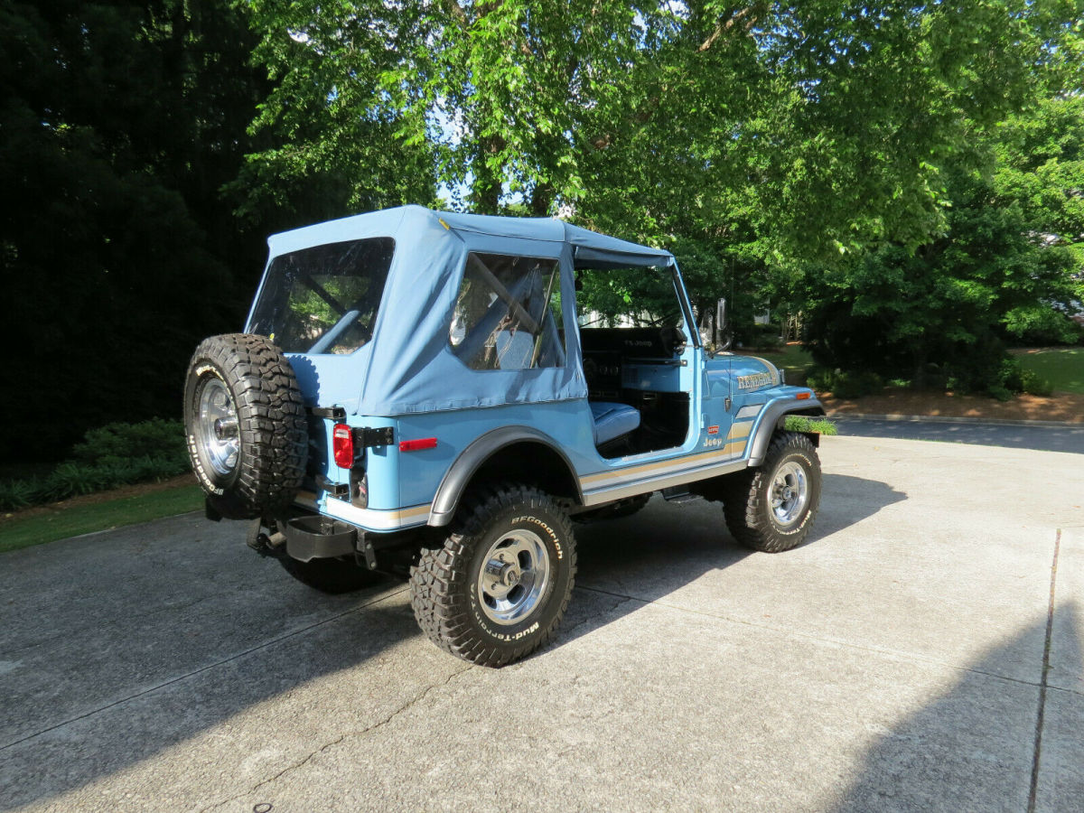 1980 Blue Jeep CJ