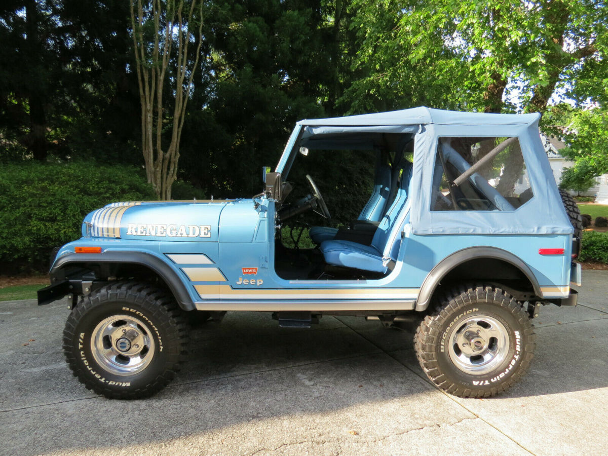 1980 Blue Jeep CJ