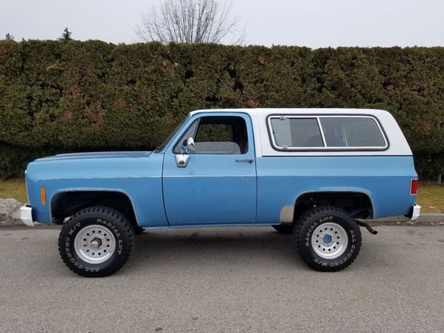 1980 Blue Chevrolet Blazer Blazer