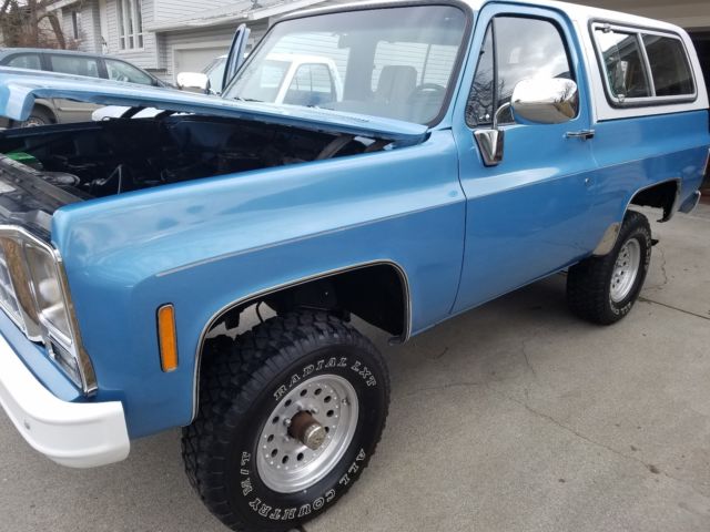 1980 Blue Chevrolet Blazer Blazer