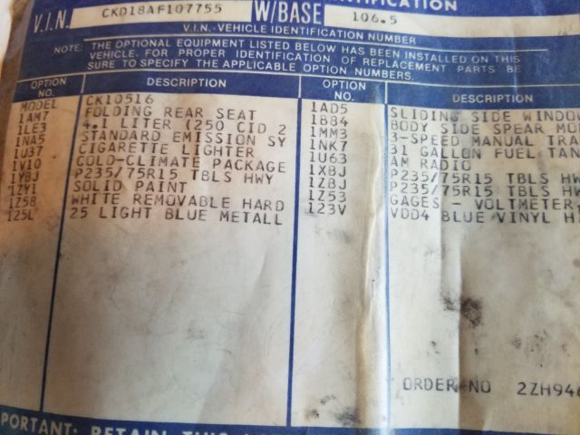 1980 Blue Chevrolet Blazer Blazer