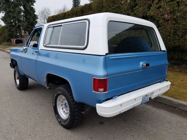 1980 Blue Chevrolet Blazer Blazer