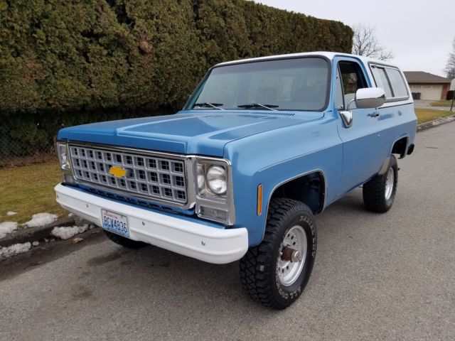 1980 Blue Chevrolet Blazer Blazer