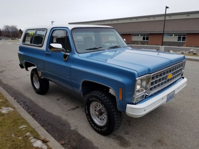 1980 Blue Chevrolet Blazer Blazer